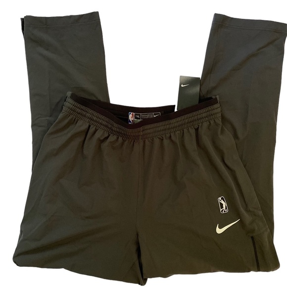Nike NWT Men’s XXLT NBA Water Repel Dri-Fit Tear-Away Snap Gray Pants Tall New - Picture 2 of 9